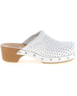 Balenciaga 'Clog' X Scholl Sabots - White