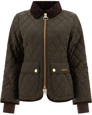 Barbour "Beadnell Fitted" Quilted Jacket - Black