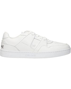 Celine Sneakers Leather/Optical - White