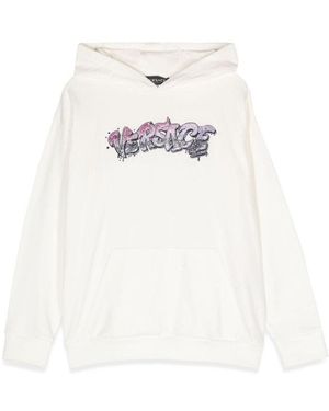 Versace Logo Hoodie - Wit