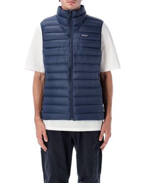 Patagonia Down Jumper Padded Vest - Blue