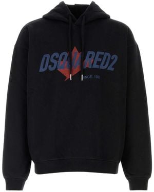 DSquared² Logo Hoodie - Black