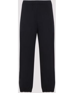 Lanvin Embroidered Logo Pants - Zwart