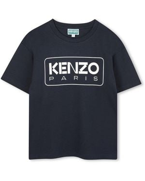 KENZO T-Shirt With Logo - Blue