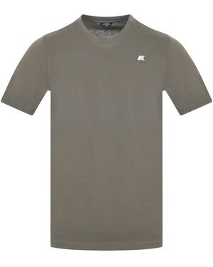 K-Way K Way Cotton T -Shirt - Grau
