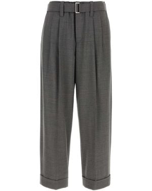 Brunello Cucinelli Relaxed Pleated Pant - Grey