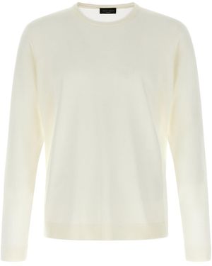 Roberto Collina Merino Wollpullover - Weiß