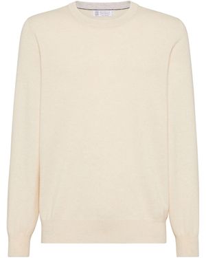 Brunello Cucinelli Cashmere Sweater - Naturel