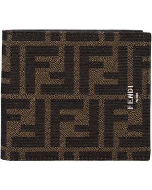 Fendi Wallets Fabric - Black