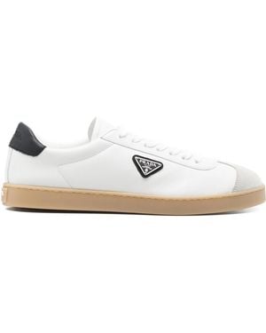 Prada Leather Sneakers - White