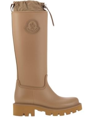 Moncler Kickstream High Rain Boots - Brown