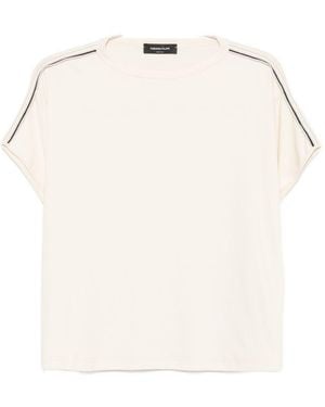Fabiana Filippi Cotton T Shirt - Natural