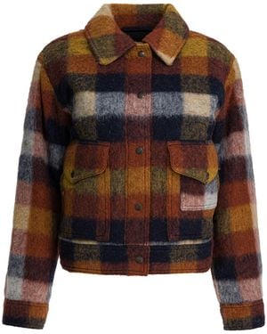 Filson Wool Overshirt Jacket - Brown