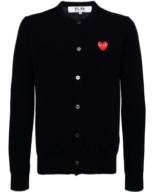COMME DES GARÇONS PLAY Klassischer Cardigan - Schwarz