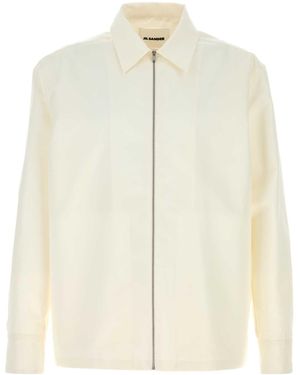 Jil Sander Poplin Shirt - Natural