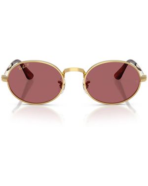 Ray-Ban Gafas de sol Rb3931 001/Af X Asap Rocky Gold Arista/Púrpura Unisex Polarizadas - Rosa