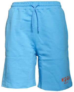 MSGM Shorts - Blau