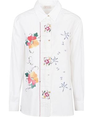 Relax Re-Luxe Ontspan Re Lux Katoenen Vriendje Shirt - Wit