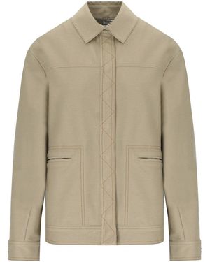 Weekend by Maxmara Lepre Denim Effect Jacket - Natural