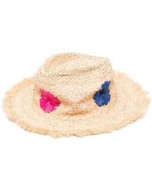 Paul Smith Sombrero Con Bordado Floral - Rosa
