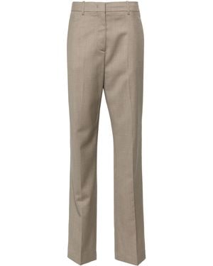 Golden Goose W's New Relaxed Pant Light Tailoring Wool Clothing - Natural