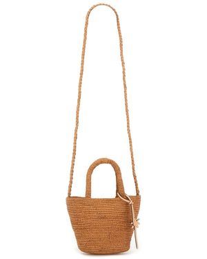 Manebí Mini "panier" Tas - Wit