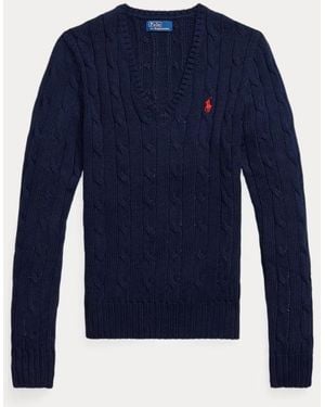 Ralph Lauren Pull à manches longues Kimberly - Bleu