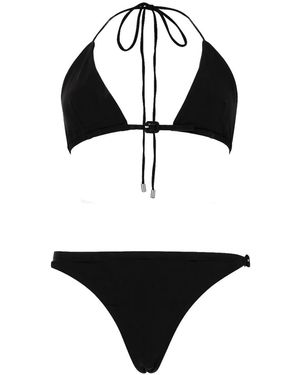 Courreges Courregès Costume Bikini Buckle - Black