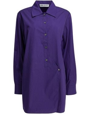 Our Legacy Wave Shirts Blue - Purple