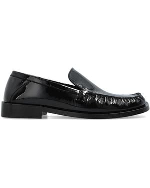 The Attico Mocasines de piel Charles de 20 mm - Negro
