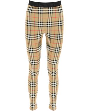 Burberry Vintage Check Belvoir Leggings - Natur