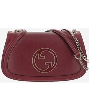 Gucci Blondie Umhängetasche mit Kette - Rot