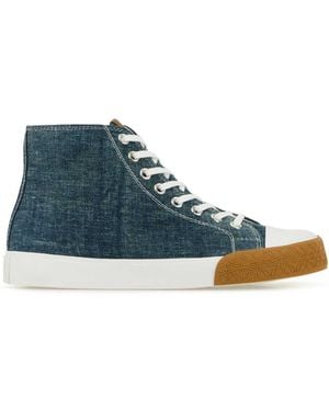 Loewe Paula's Ibiza Denim Paula S Ibiza Block Trainers - Blue