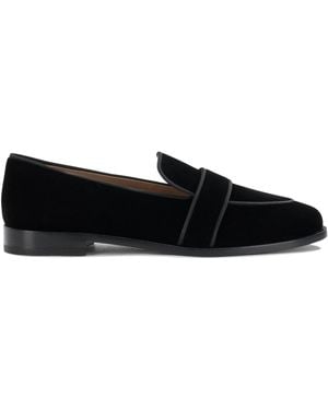 Aquazzura Mocasines de ante "Martin" - Negro