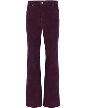 Twinset Corduroy Trousers - Purple