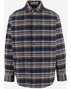 DARKPARK Shirt, Cotton Check - Blue