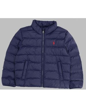 Polo Ralph Lauren Mini Woven Bomber Jacket For Boys - Blue