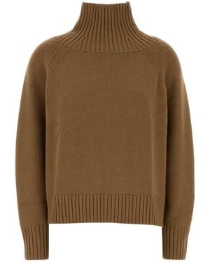 MICHAEL Michael Kors Camel Wool Jumper - Brown