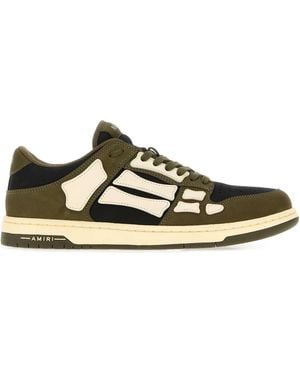 Amiri Suede Skel Trainers - Multicolour