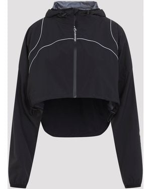 Balenciaga Athl. Bijgesneden Jas - Zwart