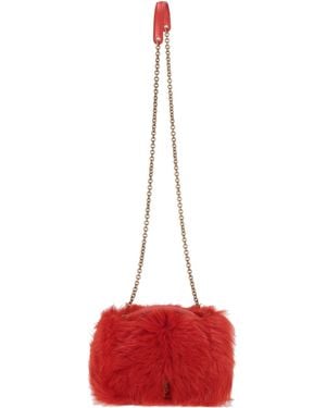 Saint Laurent Ysl Mini Jamie 4.3 W Shear.Fur - Rot