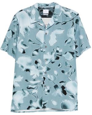 Paul Smith Printed Shirt - Blue