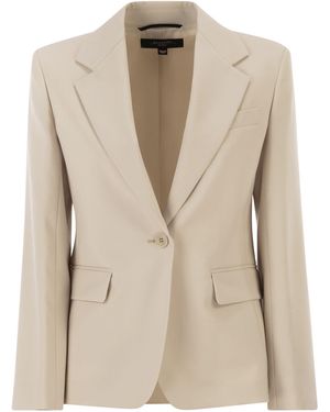 Weekend by Maxmara Wkdlamine Natural Stretch Wool Blazer