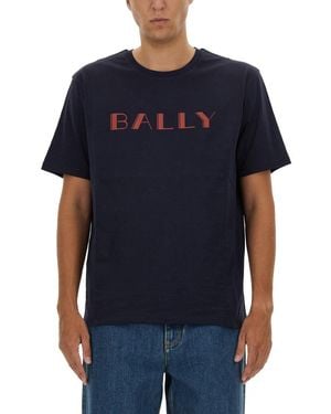 Bally Logo T-Shirt - Blue