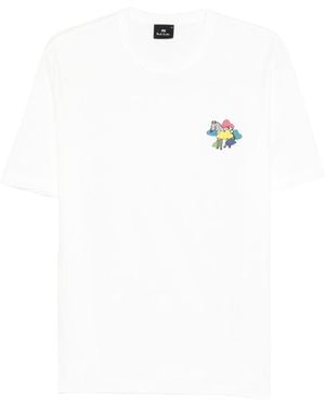Paul Smith T-Shirt Mit Print - Weiß