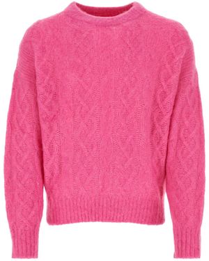 Isabel Marant Anson Pullover Mit Zopfmuster - Pink