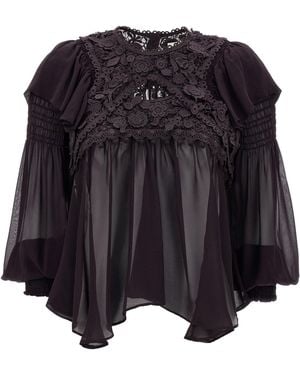 Isabel Marant 'Rokia' Top - Black