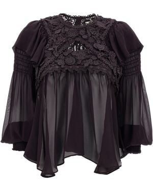 Isabel Marant 'rokia' Top - Zwart