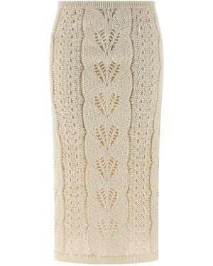 Ermanno Scervino Rock Aus Trikot - Natur