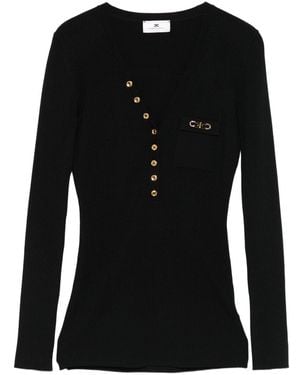 Elisabetta Franchi Pullover schwarz